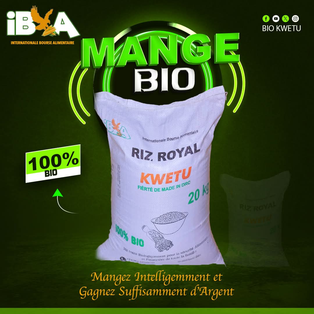 Riz Bio Kwetu 20kg